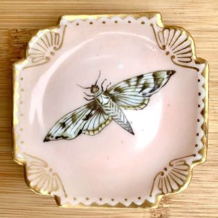 T&V Limoges Art Nouveau Pin Dish