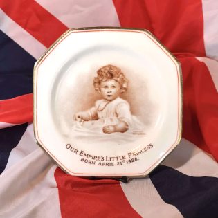 Queen Elizabeth 11 Paragon Baby Plate - Marcus Adams Portrait