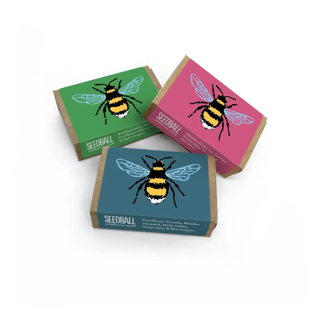 Bee Pocket Boxes by Seedball Mixes Available at Tiezori 2