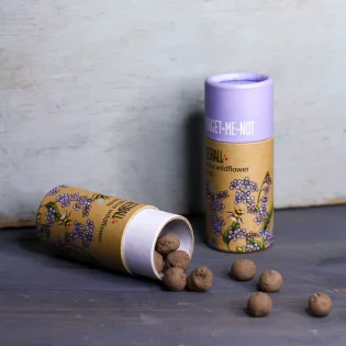 Forget-Me-Not Wildflower Tubes by Seedball 1