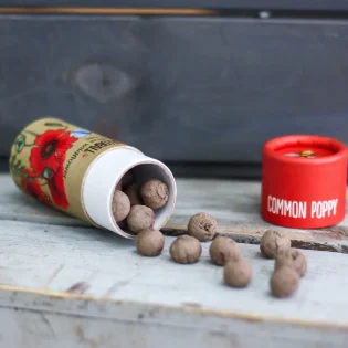 Common Poppy Wildflower Tubes by Seedball