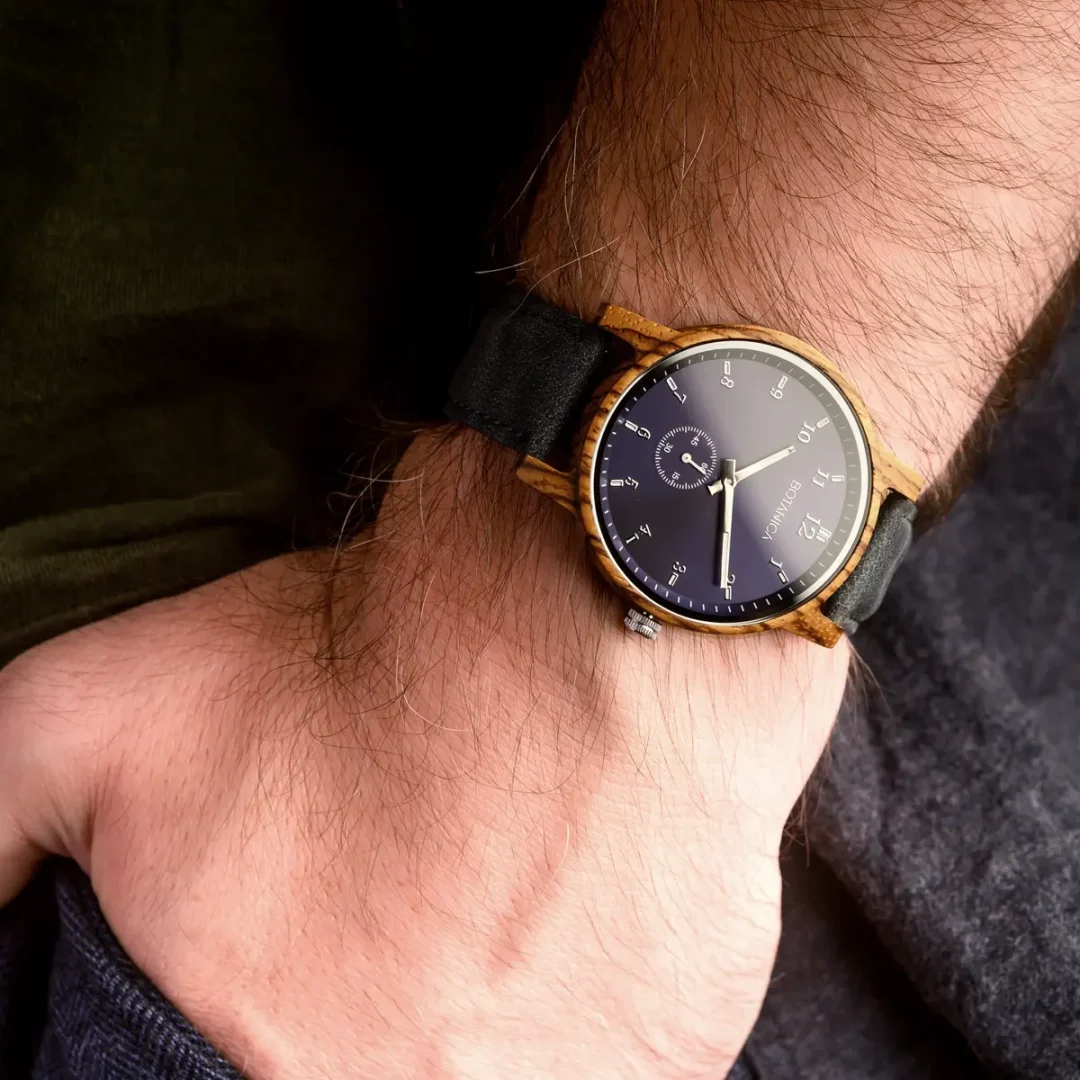 Napoleon Midnight Blue Quartz Watch by Botanica