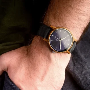 Napoleon Midnight Blue Quartz Watch by Botanica