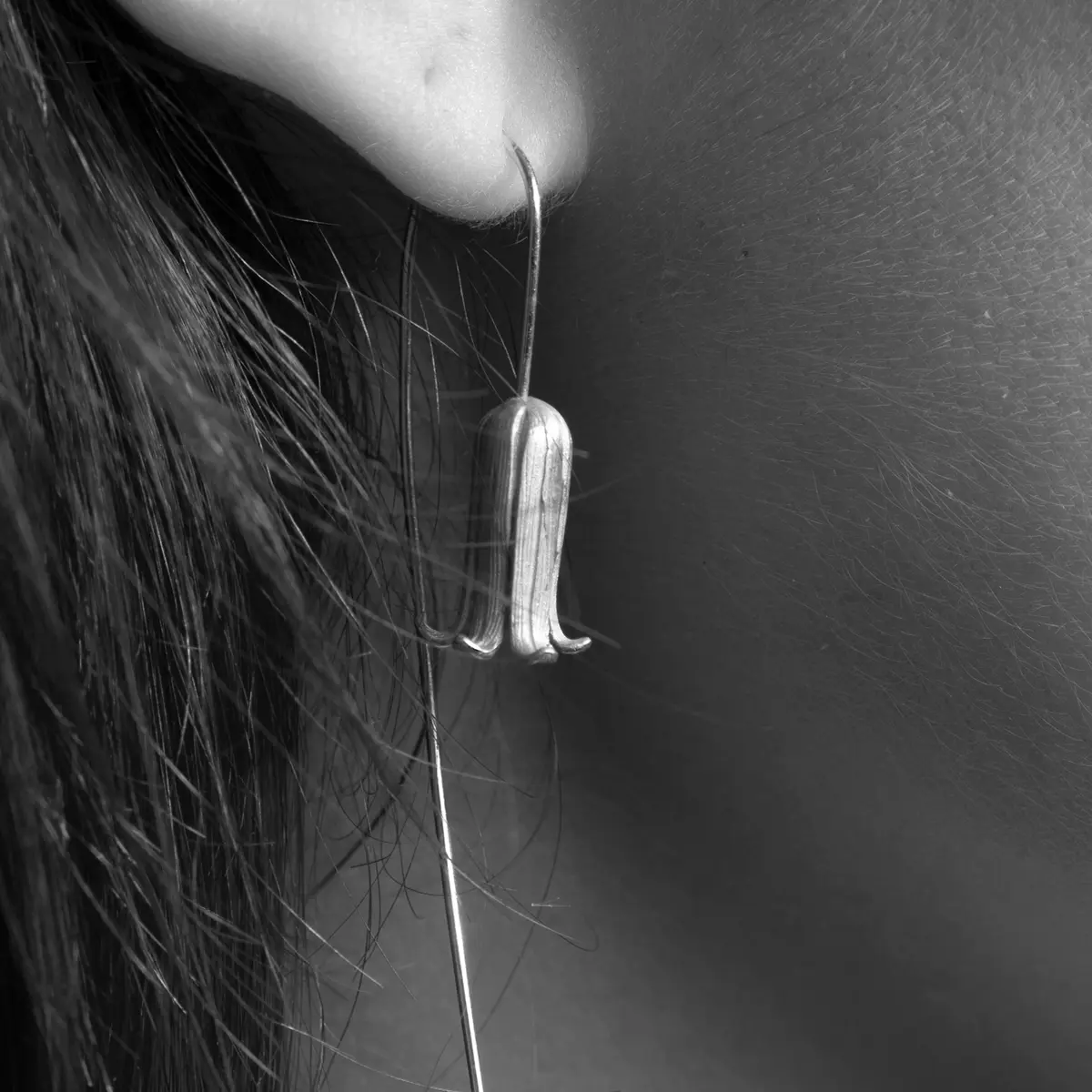 Sterling Silver Bluebell Drop Earrings (1) Sterling Silver Bluebell Drop Earrings