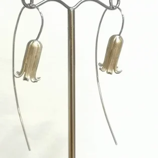 Sterling Silver Bluebell Drop Earrings