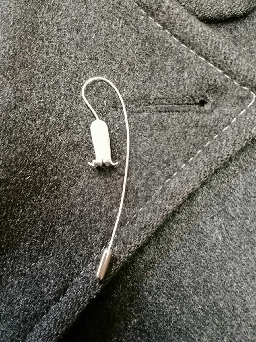 Sterling Silver Bluebell Lapel Pin
