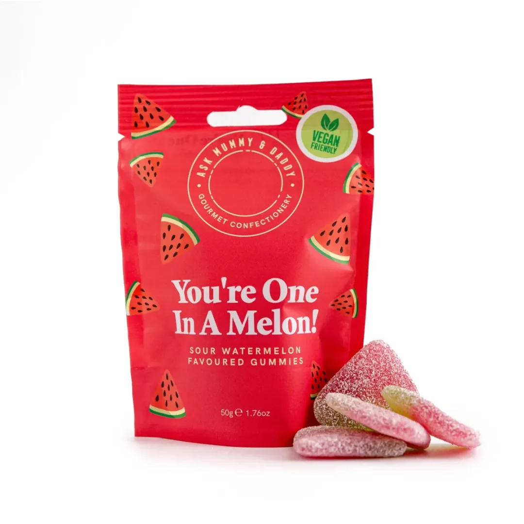 You’re One in a Melon! Sour Watermelon Gummies