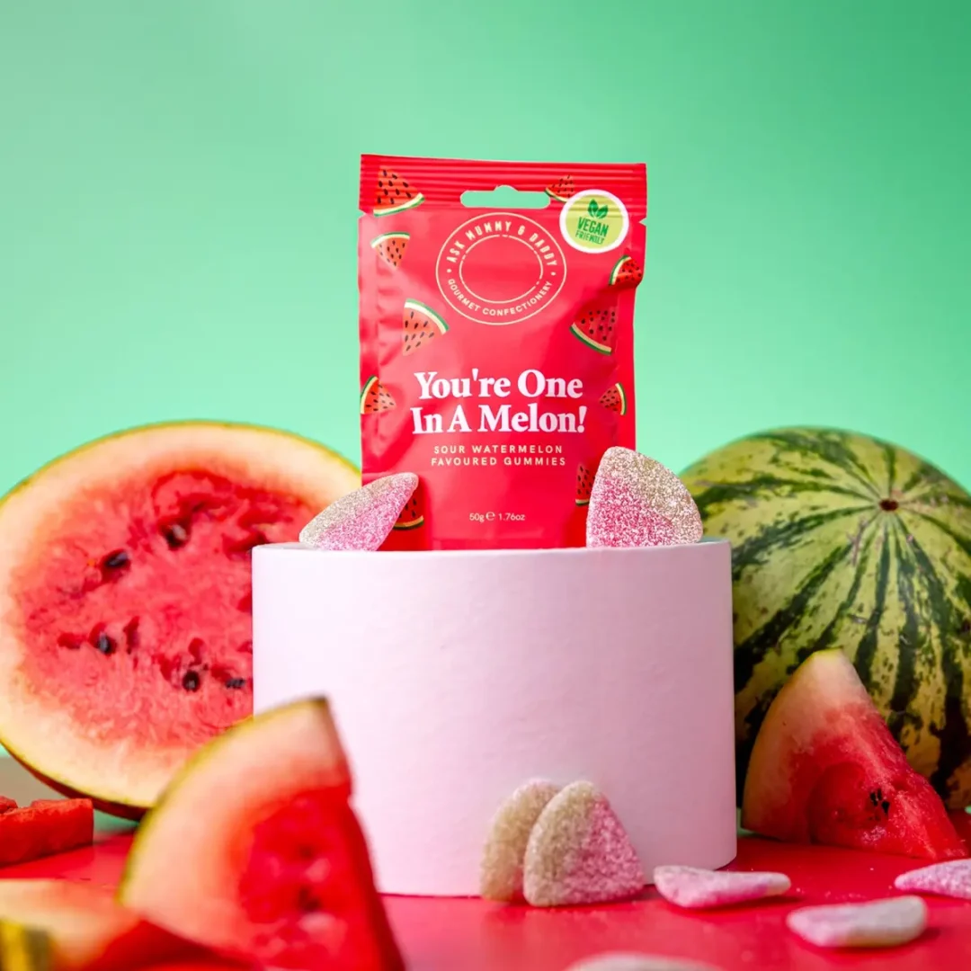 You’re One in a Melon! Sour Watermelon Gummies
