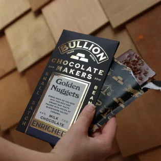Golden Nugget Salted Caramel 44% Milk Chocolate Bar