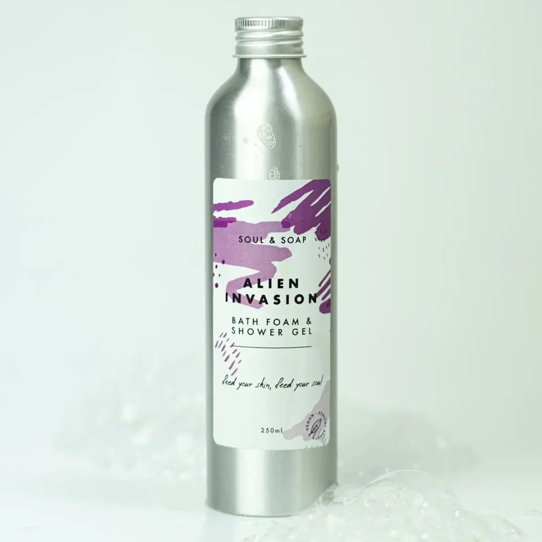 Alien Invasion Bath Foam & Shower Gel by Soul & Soap