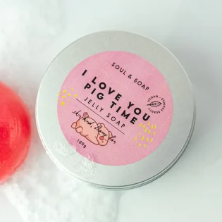'I Love You Pig Time' Jelly Soap by Soul & Soap