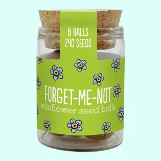 Forget-Me-Not Jar by Seedball available at Tiezori