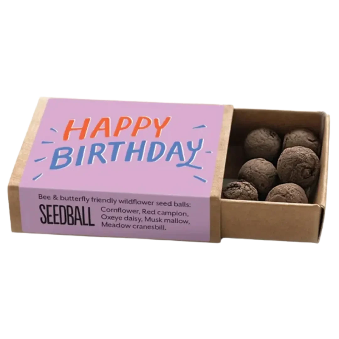 Lavender Happy Birthday Pocket Boxes by Seedball