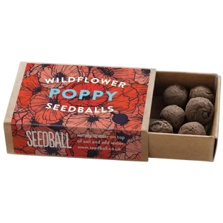 Poppy Wildflower Pocket Boxes by Seedball