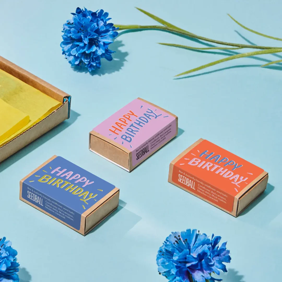 Happy Birthday Pocket Boxes by Seedball