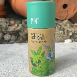 Herb Tubes by Seedball Mint