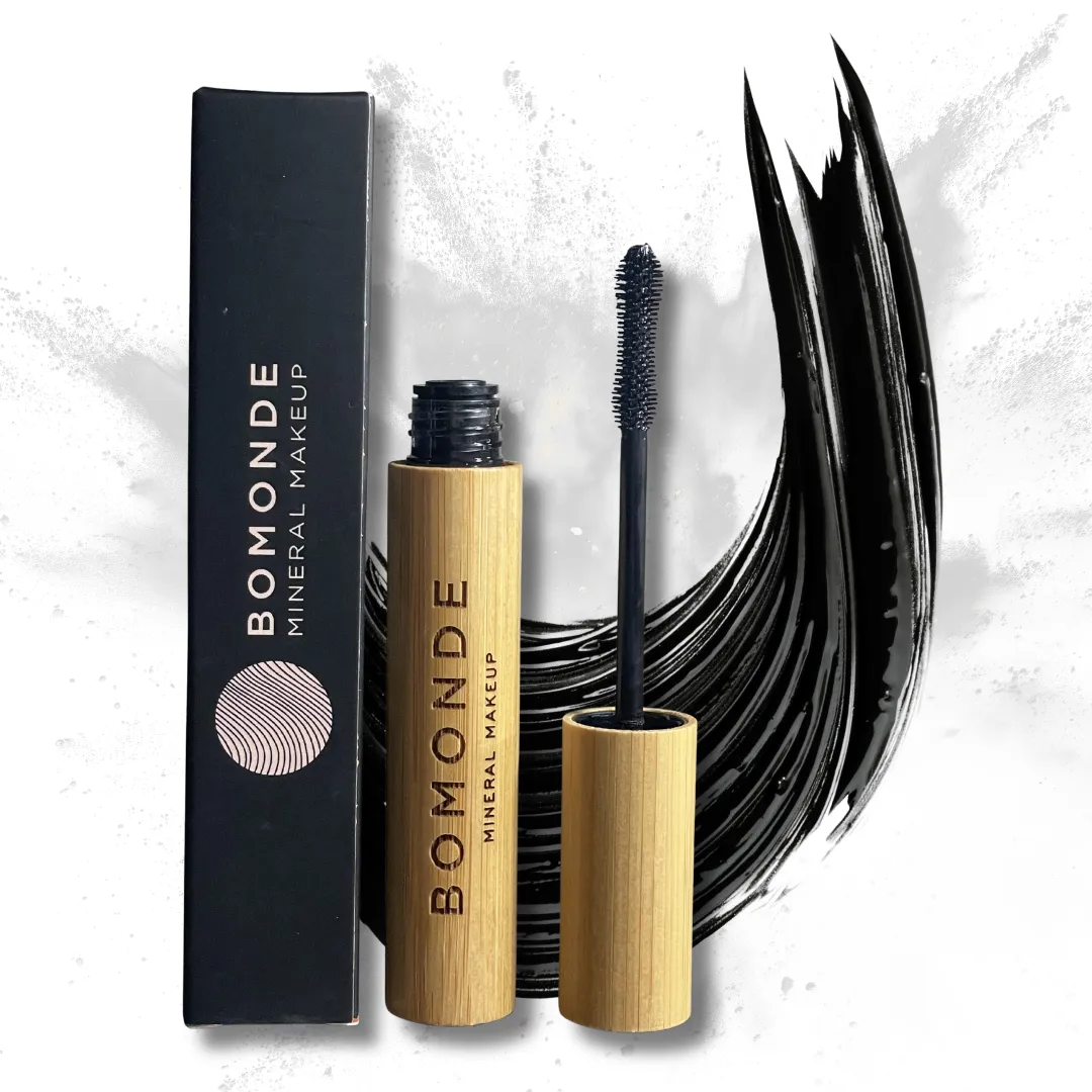 Bomonde's Black Mineral Mascara available at Tiezori