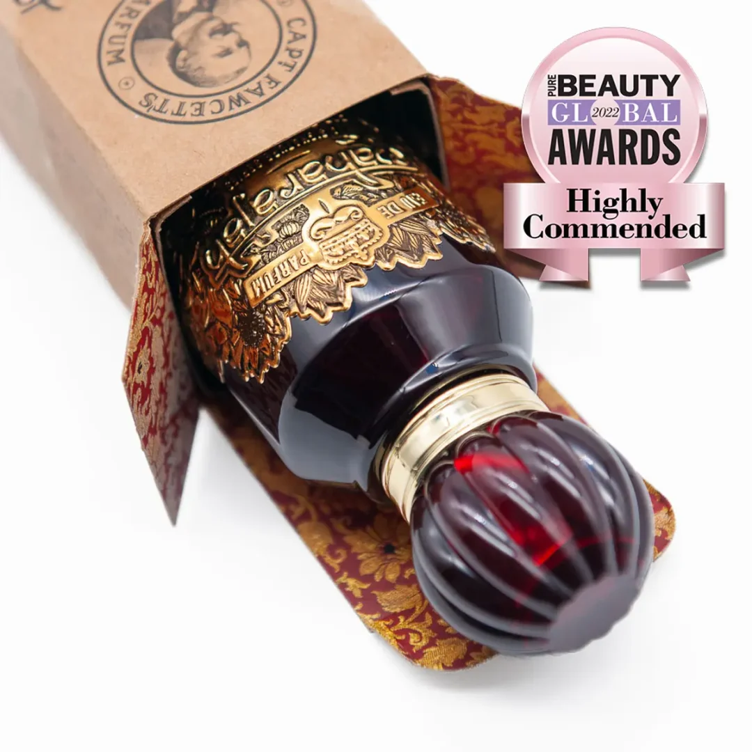 Maharajah Eau De Parfum by Captain Fawcett available at Tiezori on Bottle Box 1